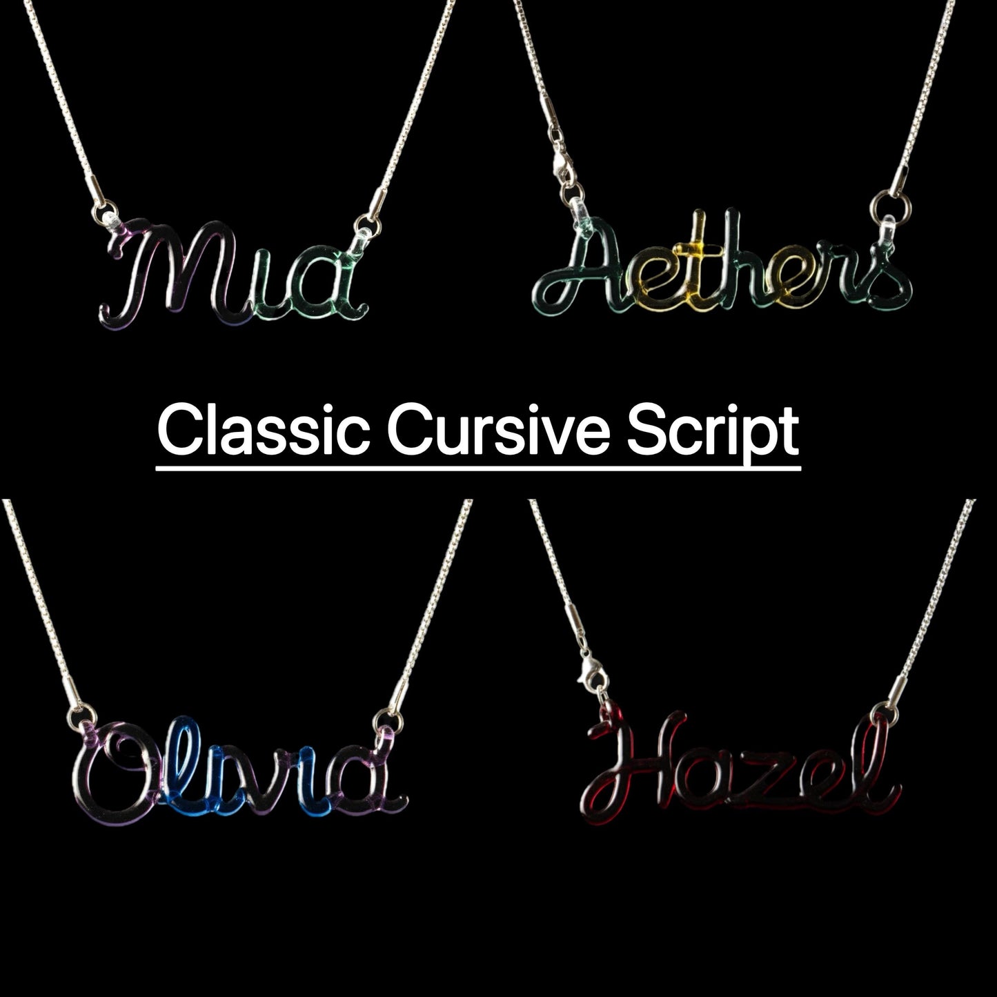 Balloon Letter Necklace, Personalized Handblown Glass Name Pendant, Custom 3D Puffy Jewelry Gift for Her