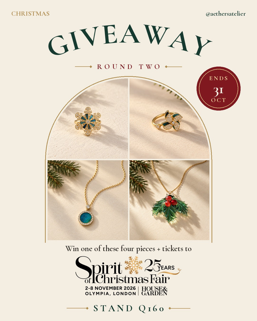 Aether's Atelier Spirit of Christmas giveaway, Stand Q160