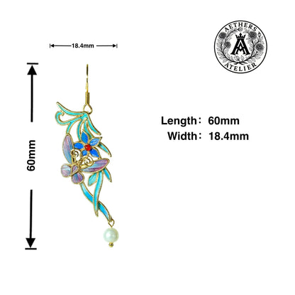 Enchanted Garden Butterfly Earrings