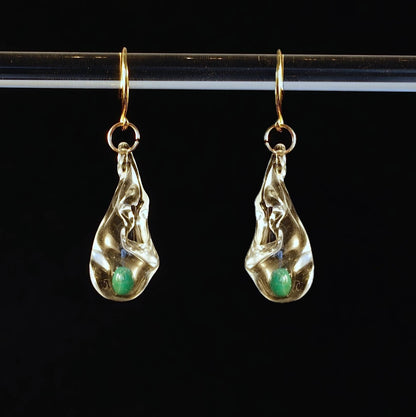 Christmas Bauble Glass Earrings