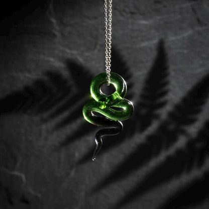 Glass Serpent Necklace