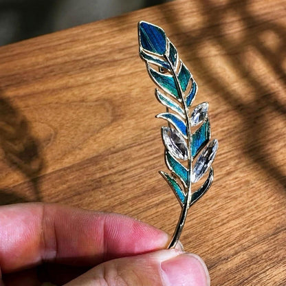 Vintage Feather Brooch