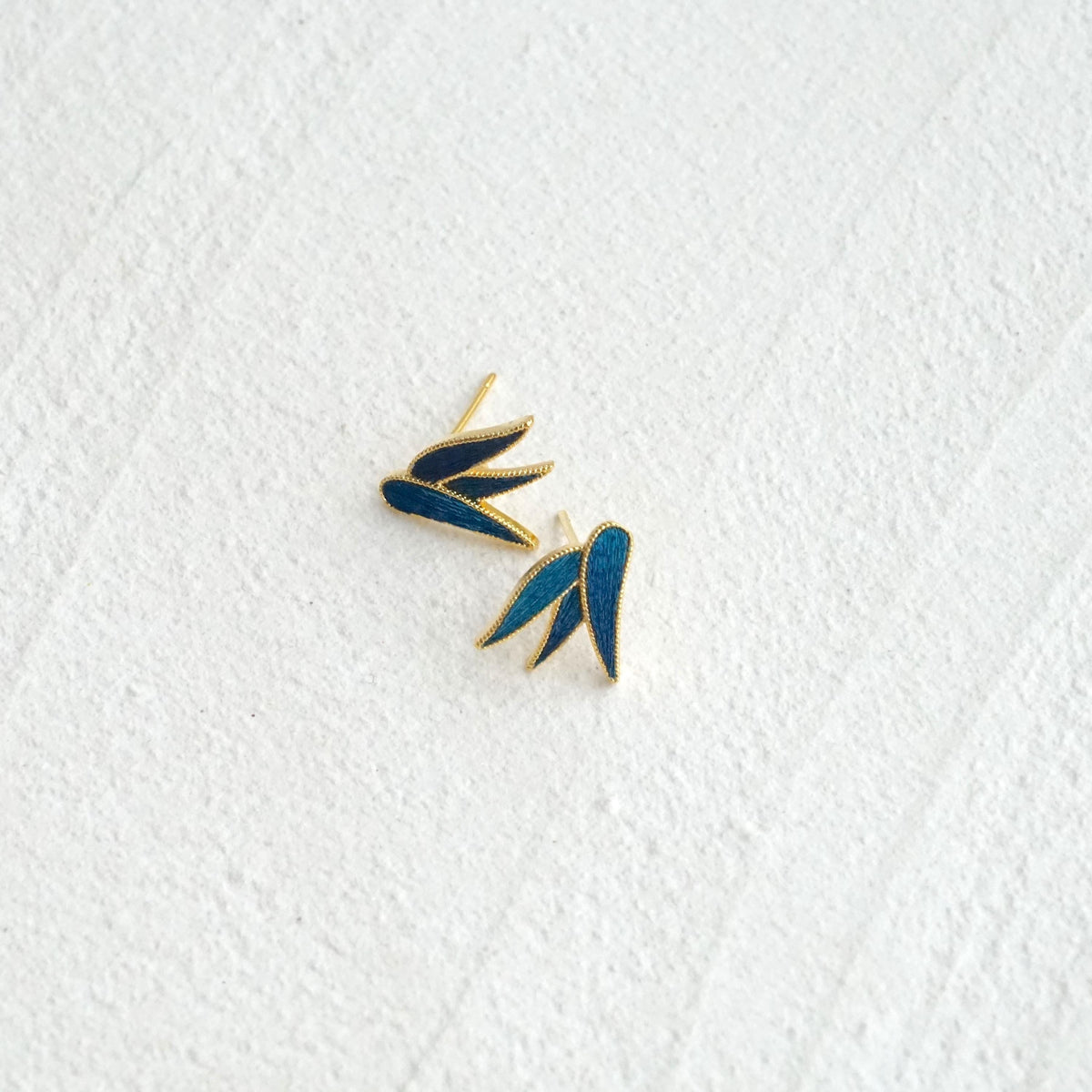 Bamboo Leaf Studs