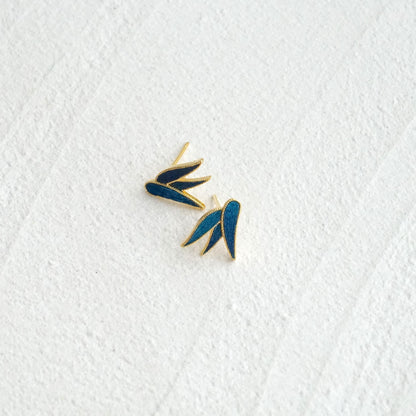 Bamboo Leaf Studs