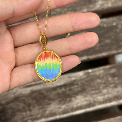 Oval Minimalist Pendant