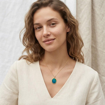 Oval Minimalist Pendant