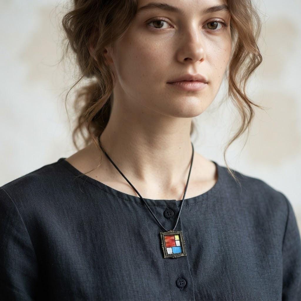 Mondrian — Composition Pendant