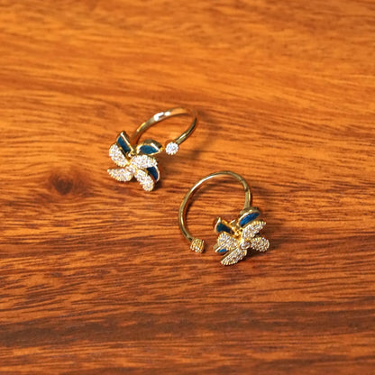 Two examples of the Pinwheel Spinner Ring; sold individually