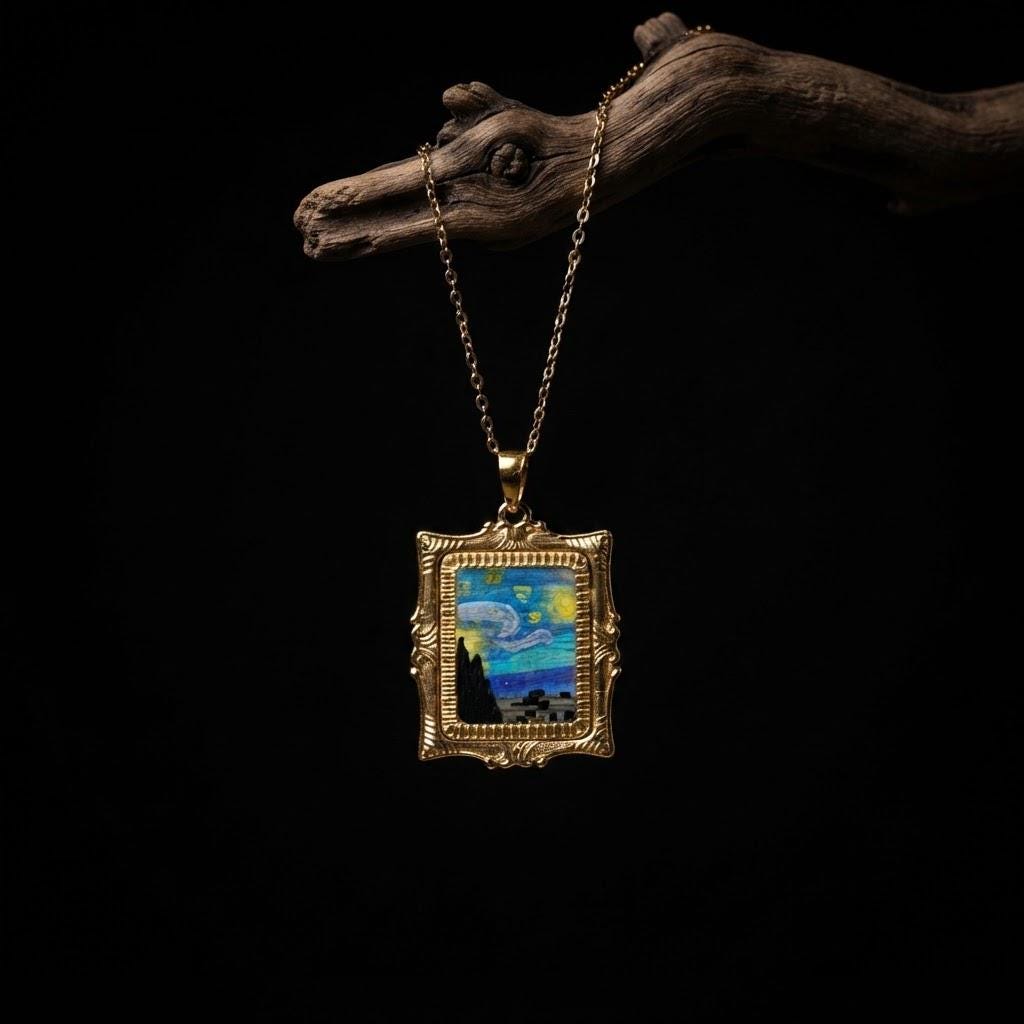 Van Gogh — Starry Night Pendant